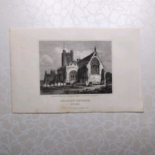 Original 1819 Engraving Of