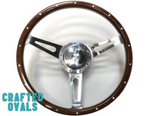 Wooden slot spoke steering - wooden,