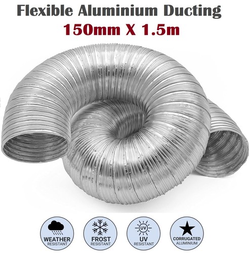 Aluminium flexible ducting - aluminium,