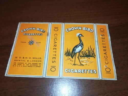Old empty cigarette - empty, packet