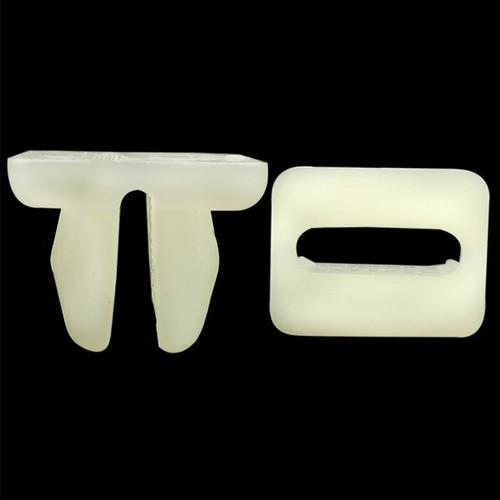 Natural nylon nut - nylon, #8