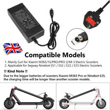 Charger for Xiaomi M365 Ninebot Segway ES1/ES2/E25/f20d/f30d/f40d Electric Bike