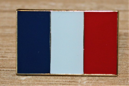 France french metal flag - french, lapel