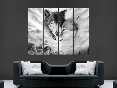 Wolves poster nature giant - wolves,