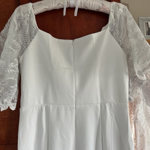 Long white silver - long, white/silver