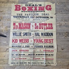 Boxing vintage bill board - boxing,