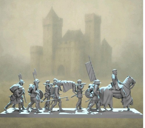 54mm medieval army the - 54mm,