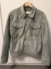 Reiss Noa Suede Jacket Goat