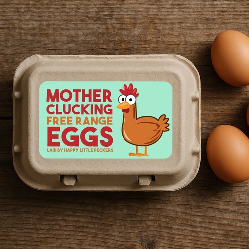 Mother clucking egg box - mother,