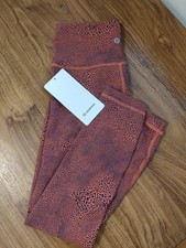 NWT Lululemon Wunder Train High-Rise leggings 25" size 10uk (6 US) Crackle Glaze