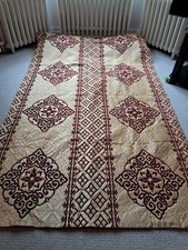 Pair Large Oriental curtains