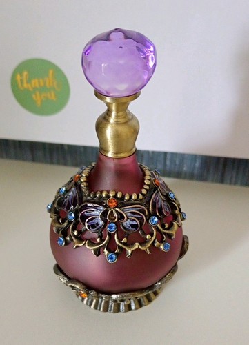 25ml purple glass - purple, metal