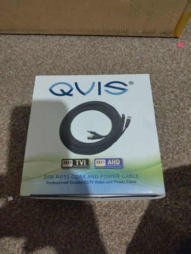 Qvis cctv cable 20m - qvis, coax