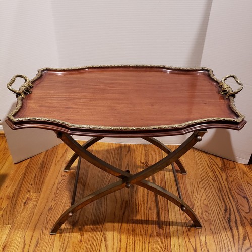 Antique mahogany folding - mahogany,