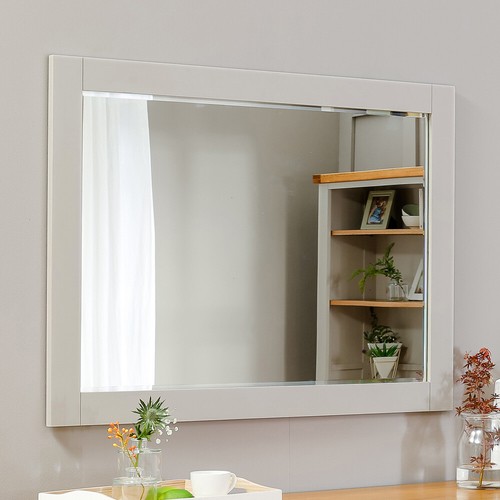 Large wall mirror - downton, grey