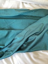 Teal fabric x2, shiny
