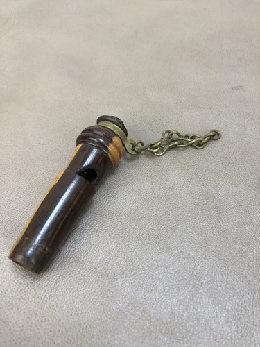 Victorian whistle lignum vitae - victorian,