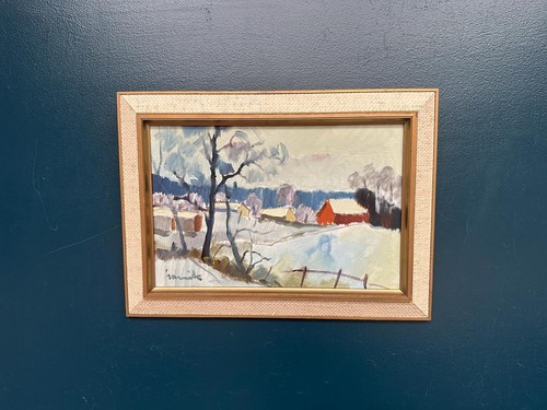 Swedish oil canvas - on,