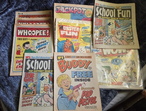 Big lot old british comics - lot,