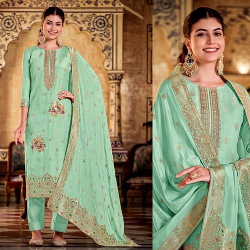 Aquamr banarasi muslin - muslin, w