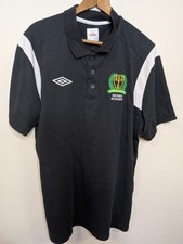 Umbro Cheshire County FA Referee Academy Polo Shirt Men's Large L Black Football