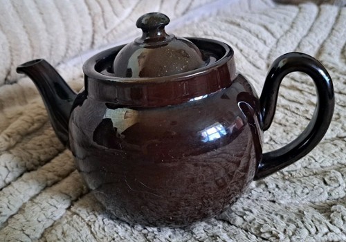 Brown glazed earthenware small
