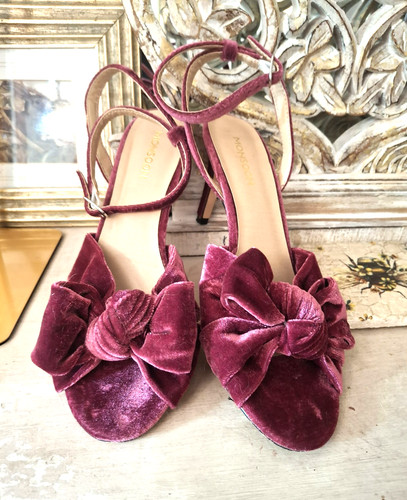 Monsoon velvet bow heeled - monsoon,
