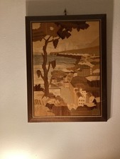 Vintage Wood Inlay Marquetry
