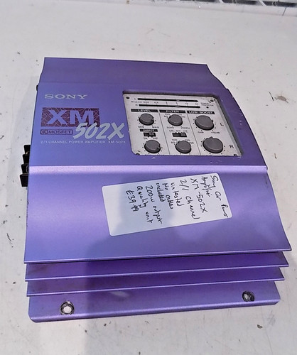 Sony 502x channel car - xm-502x, 2/1