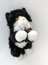 Keel Jinx Cat Soft Toy Plush Cuddly Teddy Stuffed Animal Black & white Kitten