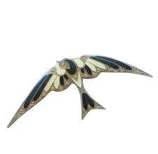 VINTAGE ART DECO STYLE ENAMEL