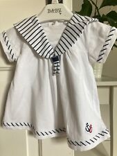 baby girl dress 3-6 months sailor style