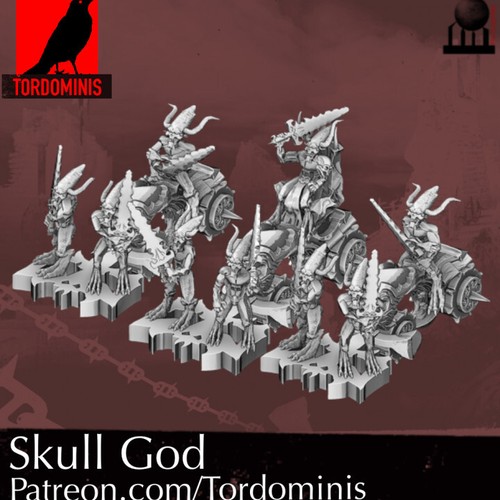 Blood demon army chariots - blood,