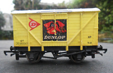 G & R Wrenn Railways BR VENTILATED VAN "DUNLOP"  Yellow. Unboxed OO gauge model.