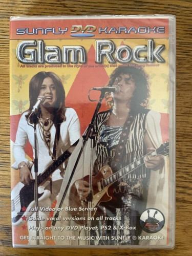 Sunfly karaoke glam rock dvd - karaoke,