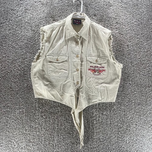 Vintage bikers world vest - world,