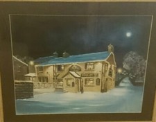 Rushcart Inn Sowerby Bridge West Yorkshire Original Painting A Jones 2006
