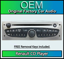 Renault TomTom sat nav radio car stereo with code and removal keys 281159684R