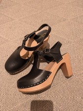 Hasbeens Swedish leather black