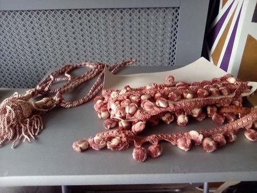 Curtain tie backs with - backs,
