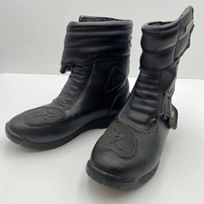 Akito Miami Motorcycle Boots Black - Women's Size UK 5                       K12