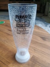 Dick's Last Resort Frosted Plastic Beer Glass Las Vegas Nevada