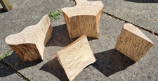 Spalted silver birch collection of pieces