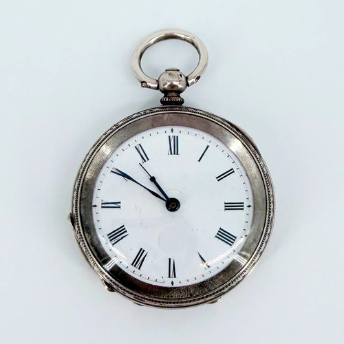 Antique swiss silver cased - swiss,