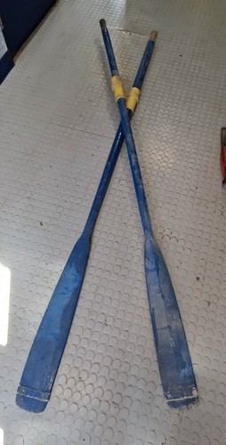 Large wooden oars - wooden,