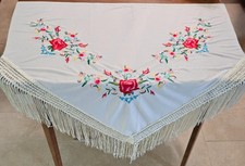 White Floral Embroidered