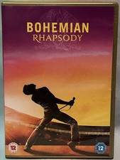 Bohemian Rhapsody (2018,DVD) UK/R2 Cert 12 - VGC
