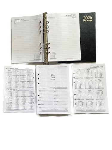 Diary inserts 2026 - diary,