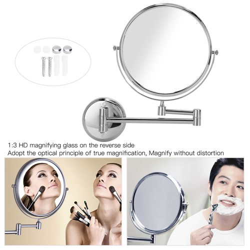 Wall mounted magnifying - 3x,