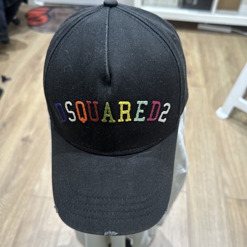 Dsquared2 black baseball cap - dsquared2,